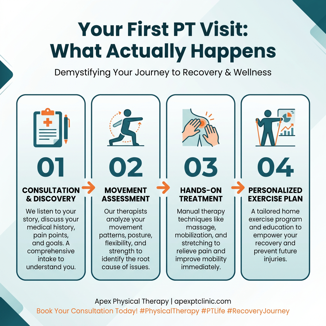 Sample infographic — Your First PT Visit